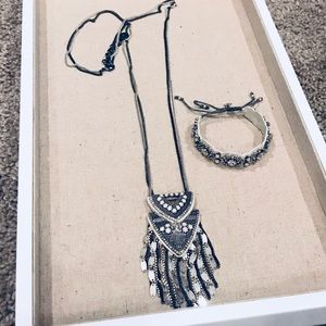 Stella & Dot Jewelry - Chiara Pendent- Retired and Chiara Bracelet Stella & Dot Jewelry - Chiara Pendent- Retired and Chiara Bracelet